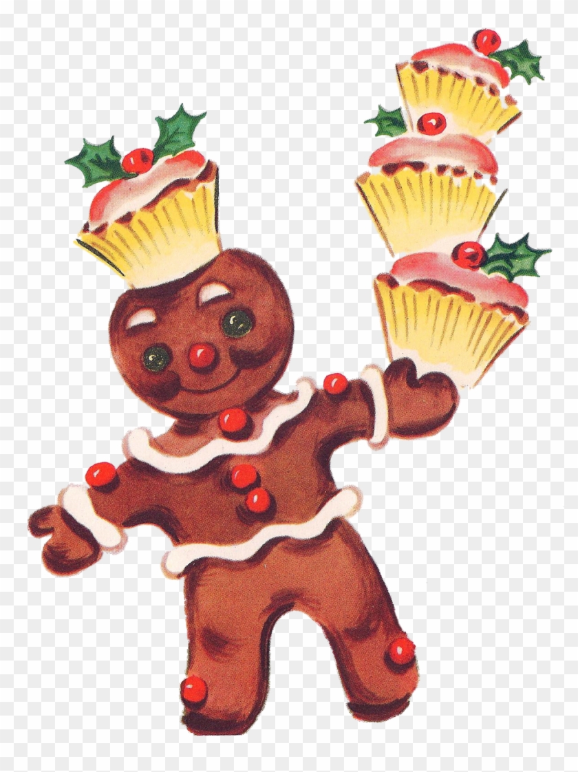 Christmas Gingerbread Chef - Cartoon #372312