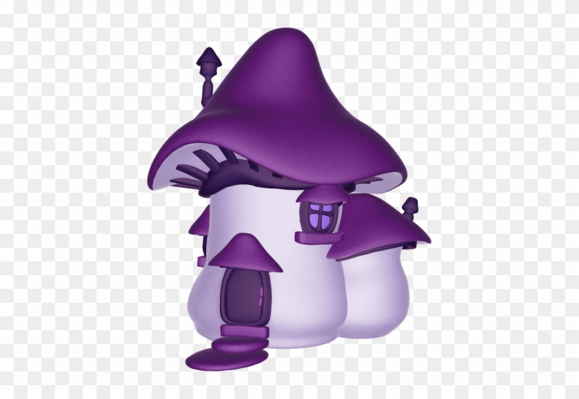 Mushroom Clipart Purple - Gnomes And Mushrooms Clip Art #372357