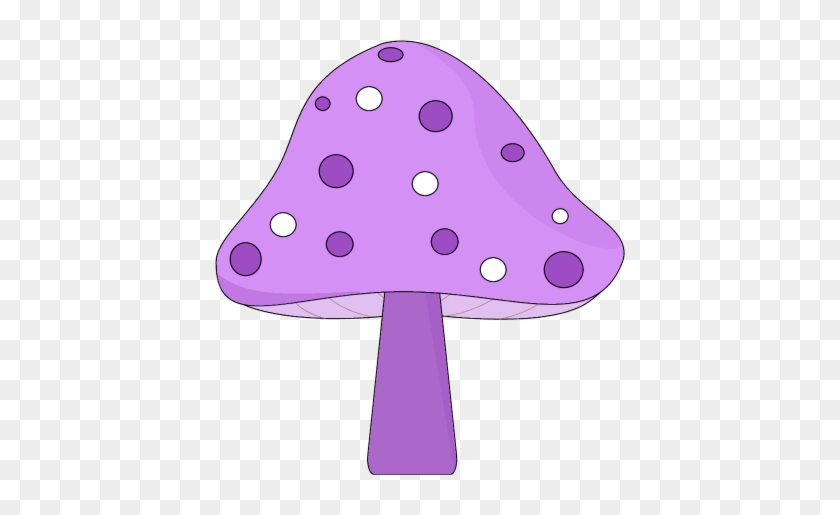Mushroom Clip Art - Violet Mushroom Clip Art #372362