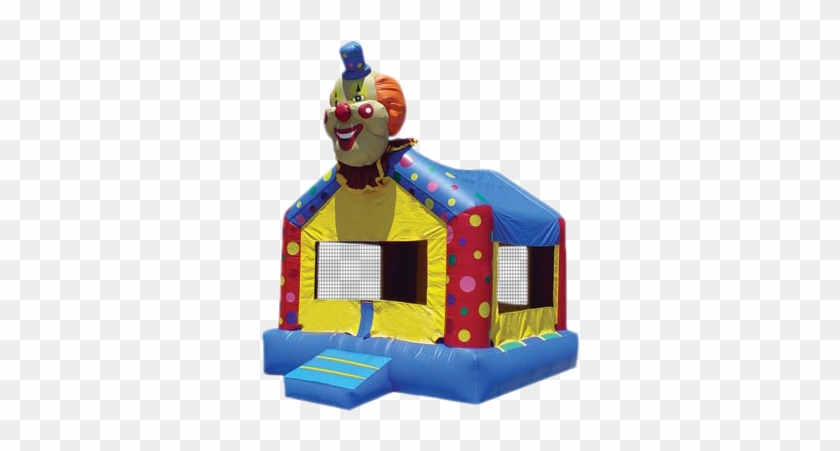 Castle Bounce House Rental, Clown Bounce House - Clown Bounce House - 13'x13'x16' #372371