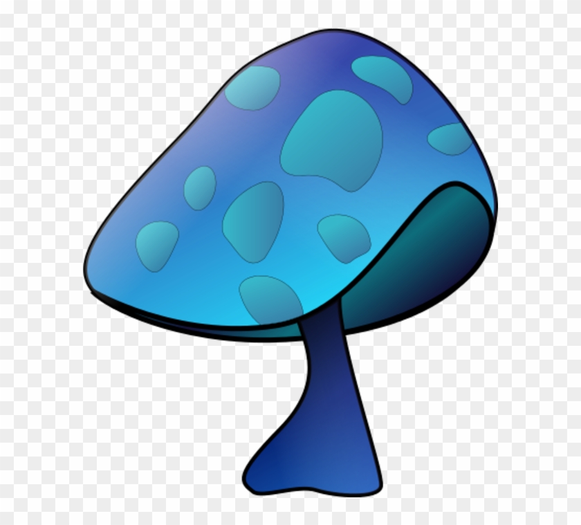 Mushroom Clipart Blue - Mushroom Clip Art #372379
