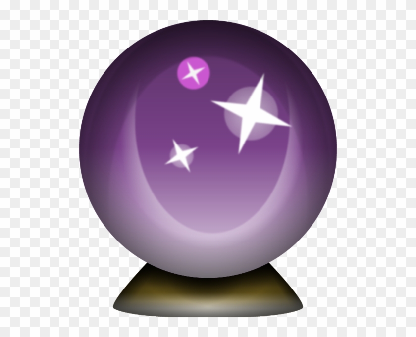 Clip Art Magic Ball Download Crystal Emoji Island - Crystal Ball Emoji Png #372385