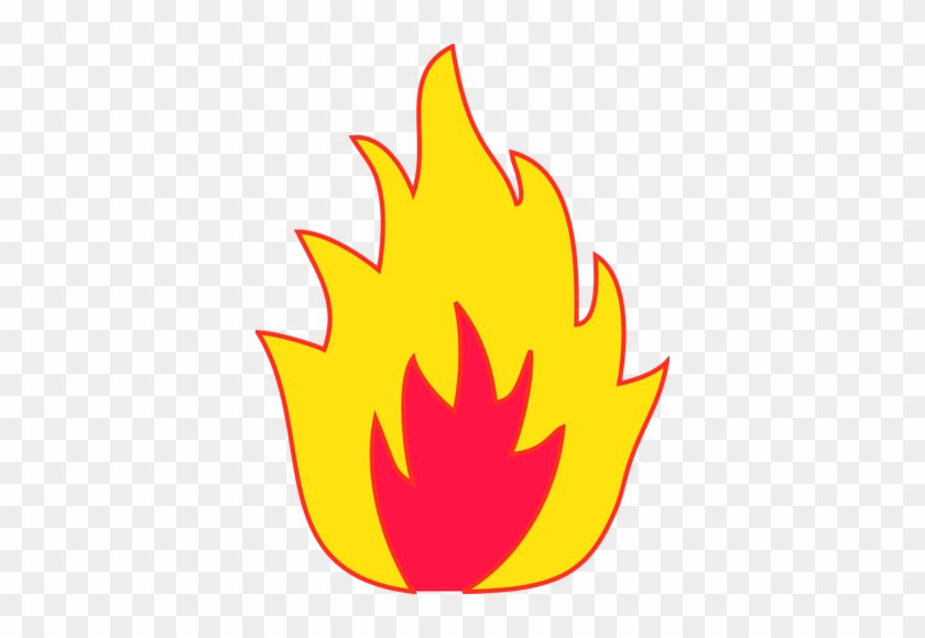 Flames Background Clipart - Rocket Flame Clip Art #372451