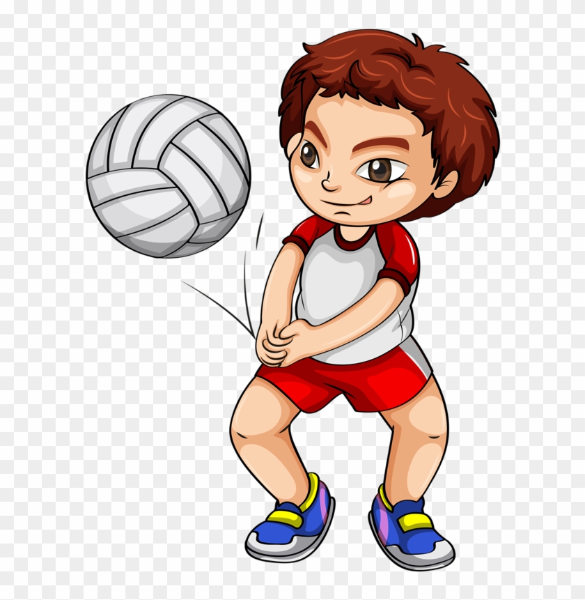 Яндекс - Фотки - Play Volleyball Cartoon - Free Transparent PNG Clipart  Images Download