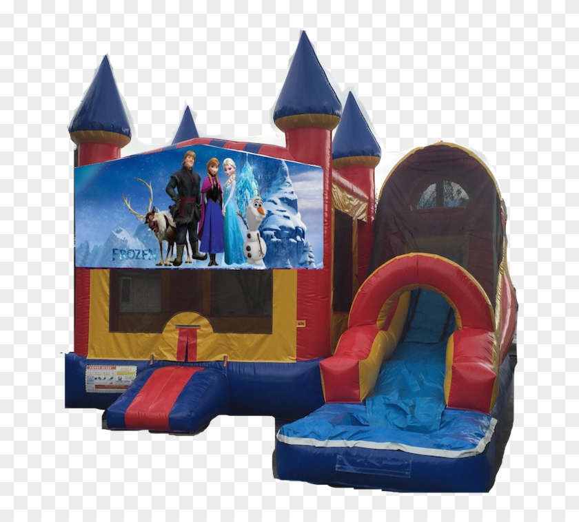Combo Castle Super Big Front Frozen A $200 - Inflatable #372509