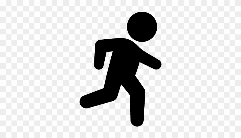Marathon Man Vector - Run Icon Svg #372540