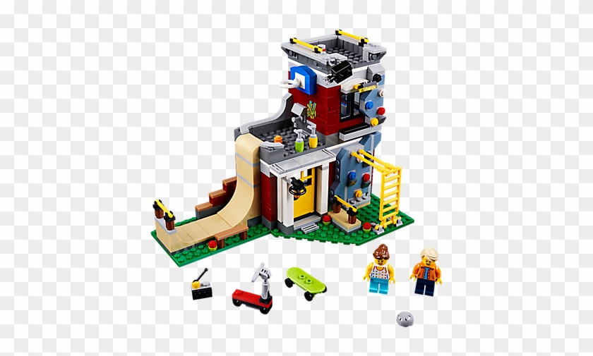 Have An Awesome Day At The Modular Skate House, Complete - Lego Modular Skate House #372548
