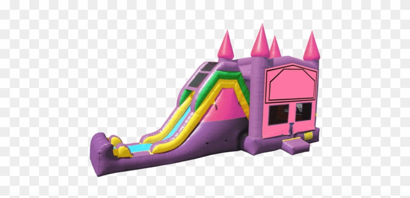 Commercial Bounce House - Kidwise Jump & Inflatable Slide 2 - Pink Castle #372560