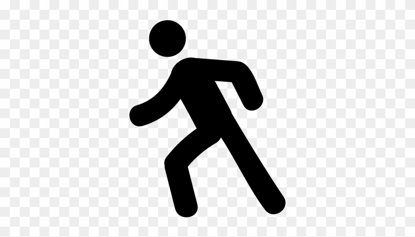 Man Walking Vector - Traffic Sign #372574
