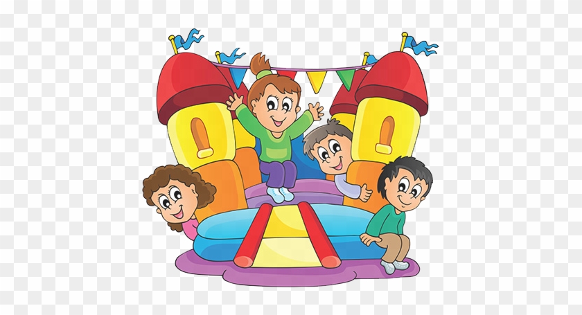 Its Party Time, Castle Clip Art 01 Bouncy - Have Fun Clip Art #372598