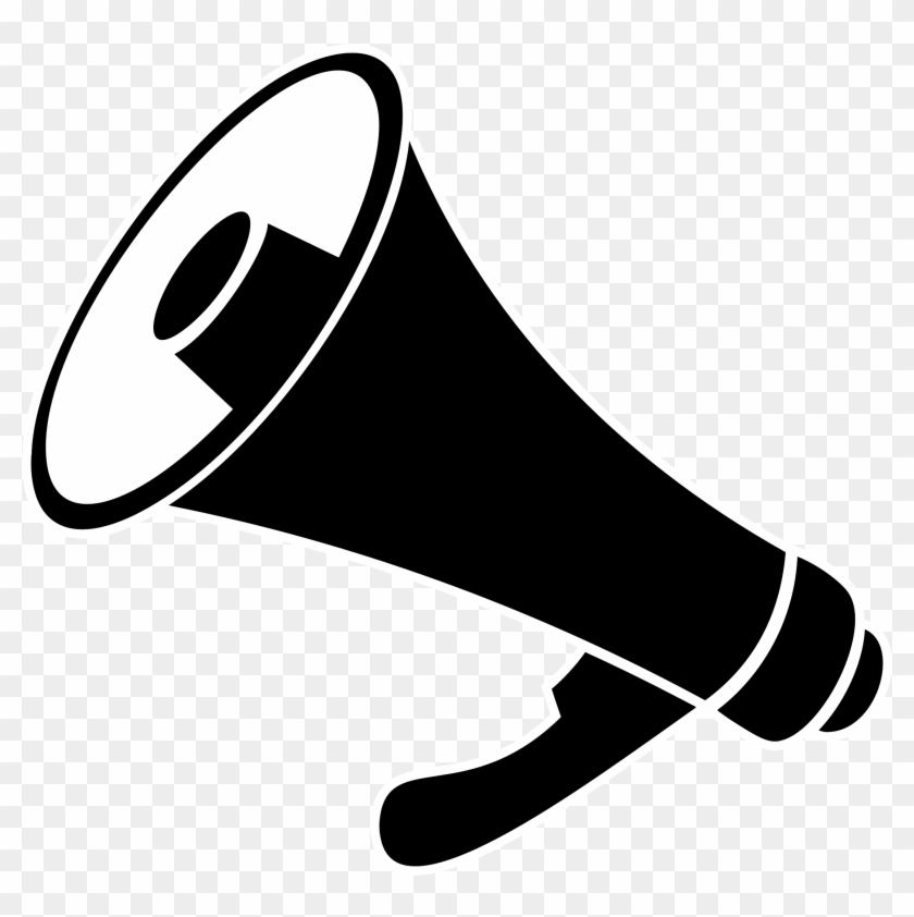 Bullhorn Communication Megaphone Shouting - Megaphone Clipart #372619