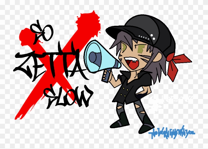 Chibi Sho Megaphone Paint By Angel-oni13 - Cartoon #372786