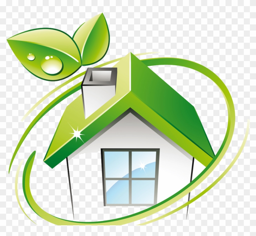 Greenhouse Logo Environmentally Friendly Green Home - Save Energy At Home #372856