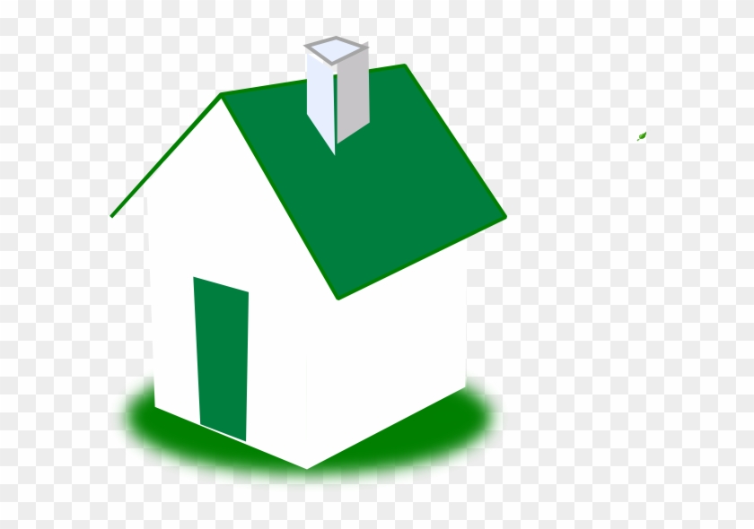 Green House Clip Art - House Clipart Green #372884