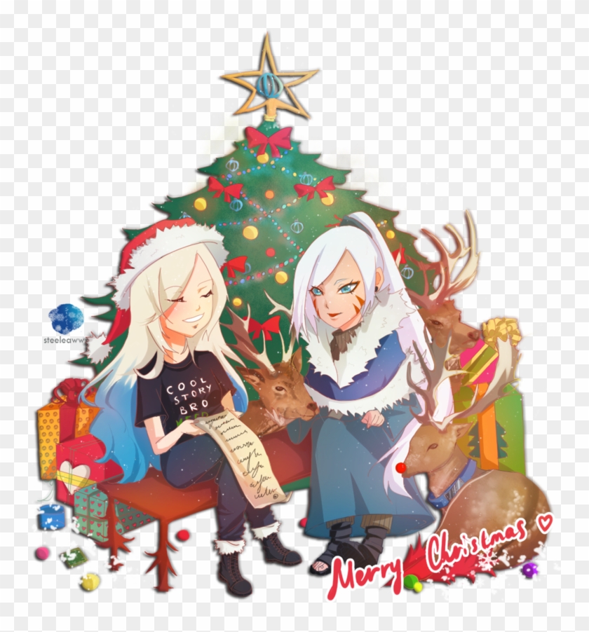 Merry Christmas And Happy New Year~~ By Steeleaww - Naruto #372996