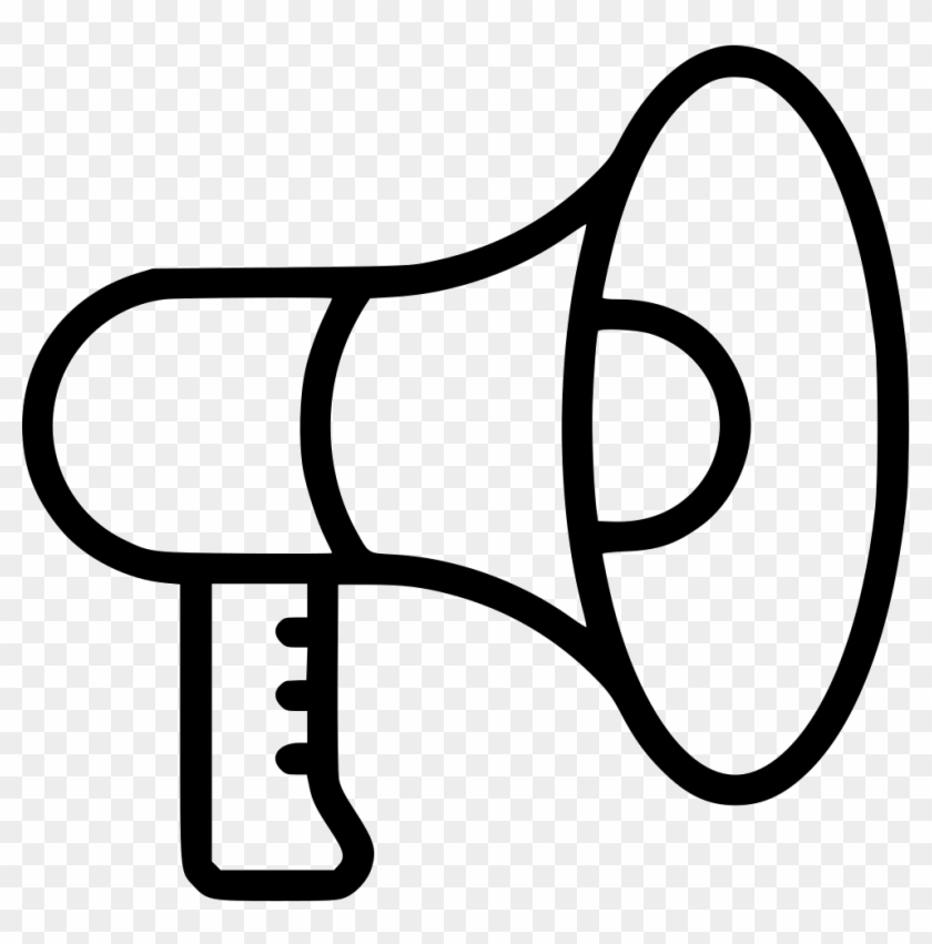 Megaphone Speaker Talk Advertise Loud Promote Comments - Advertise Icon Png #373034