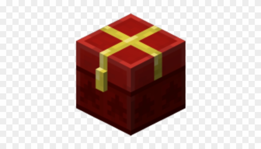 Merry Christmas - Minecraft Christmas Chest Png #373162