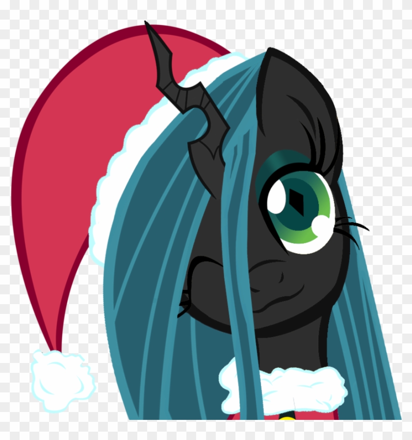 Merry Christmas Queen Chrysalis By Themightysqueegee - Queen Chrysalis Christmas #373170