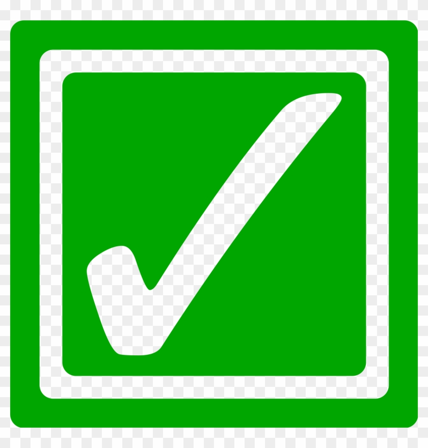 Bright - Green Tick Box Png #373213