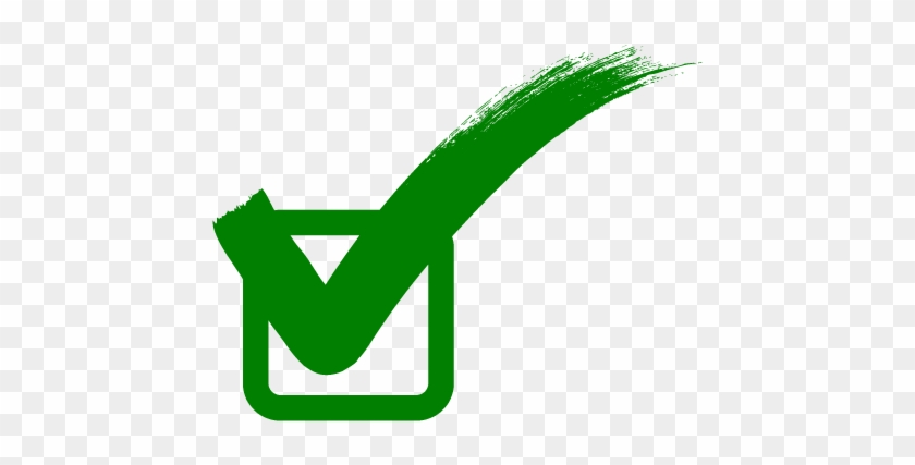 Green Tick Png Free Download - Green Check Mark Png #373247