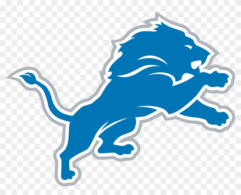 Blue Numerals/steel Grey Trim "road Whites" Jersey - Detroit Lions 2017 Logo #373251
