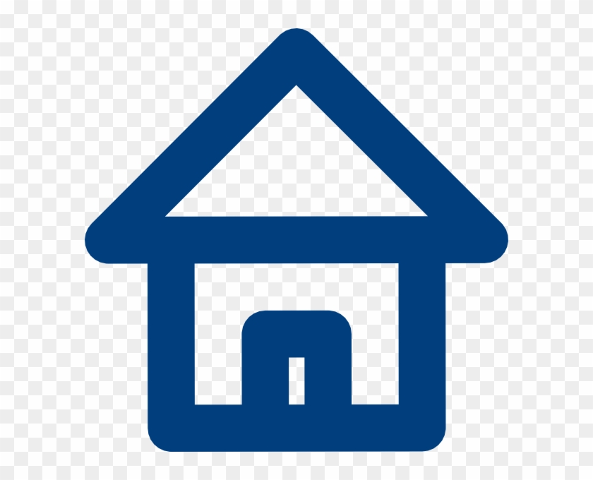 House Clipart Blue #373262