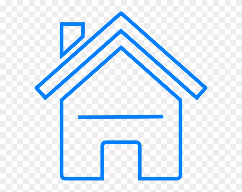 Blue House Clip Art - Blue House Clip Art #373289