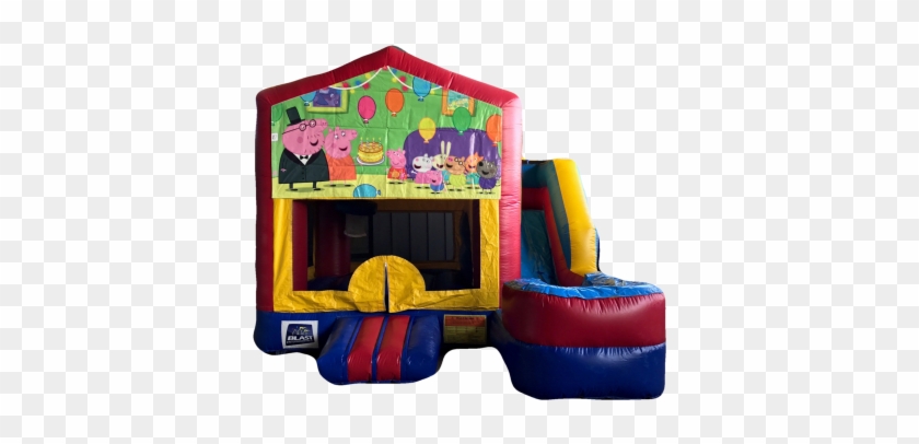 Peppa Pig Jumping Castle With Slide - Inflatable Castle #373359