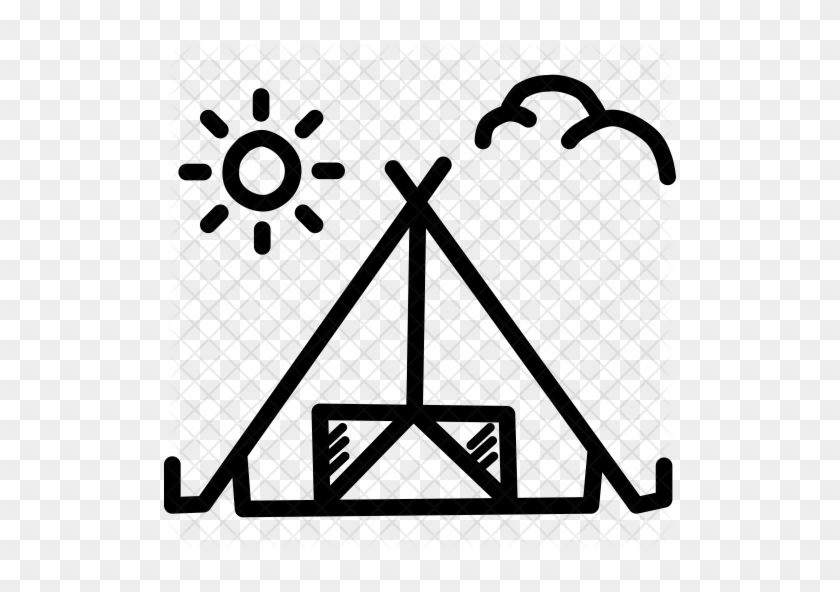 Tent Icons - Ecosystem Icon #373416