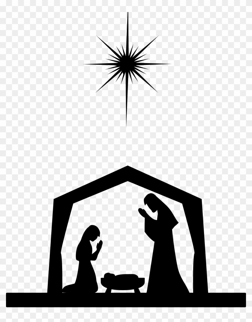 Nativity Silhouette By @serioustux, Remix Of Nativity - Nativity Silhouette #373450