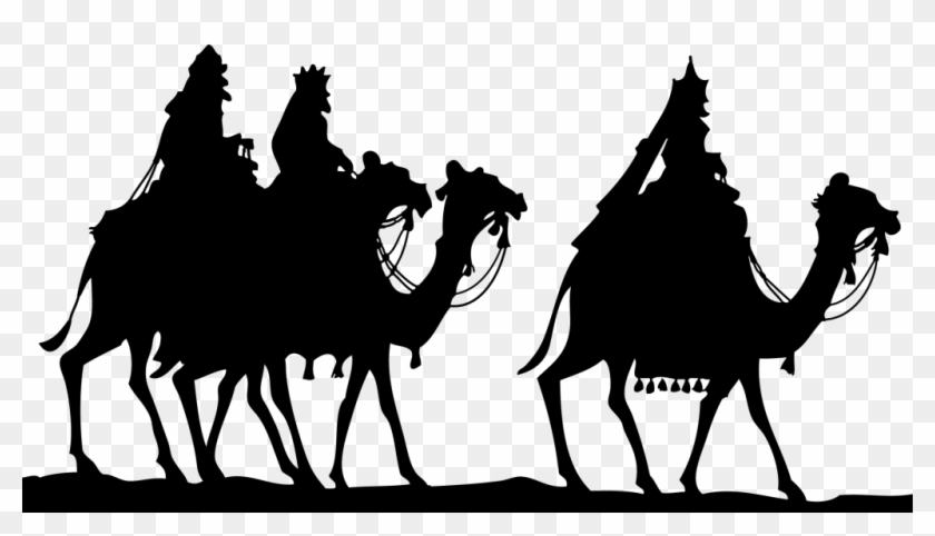 A Missionary Christmas Poem - Three Kings Black And White #373463