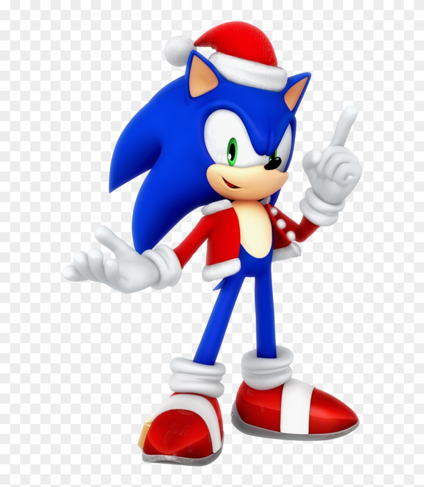 Sonic Santa Christmas 2017 Render By Nibroc-rock - Sonic Christmas 2017 #373529