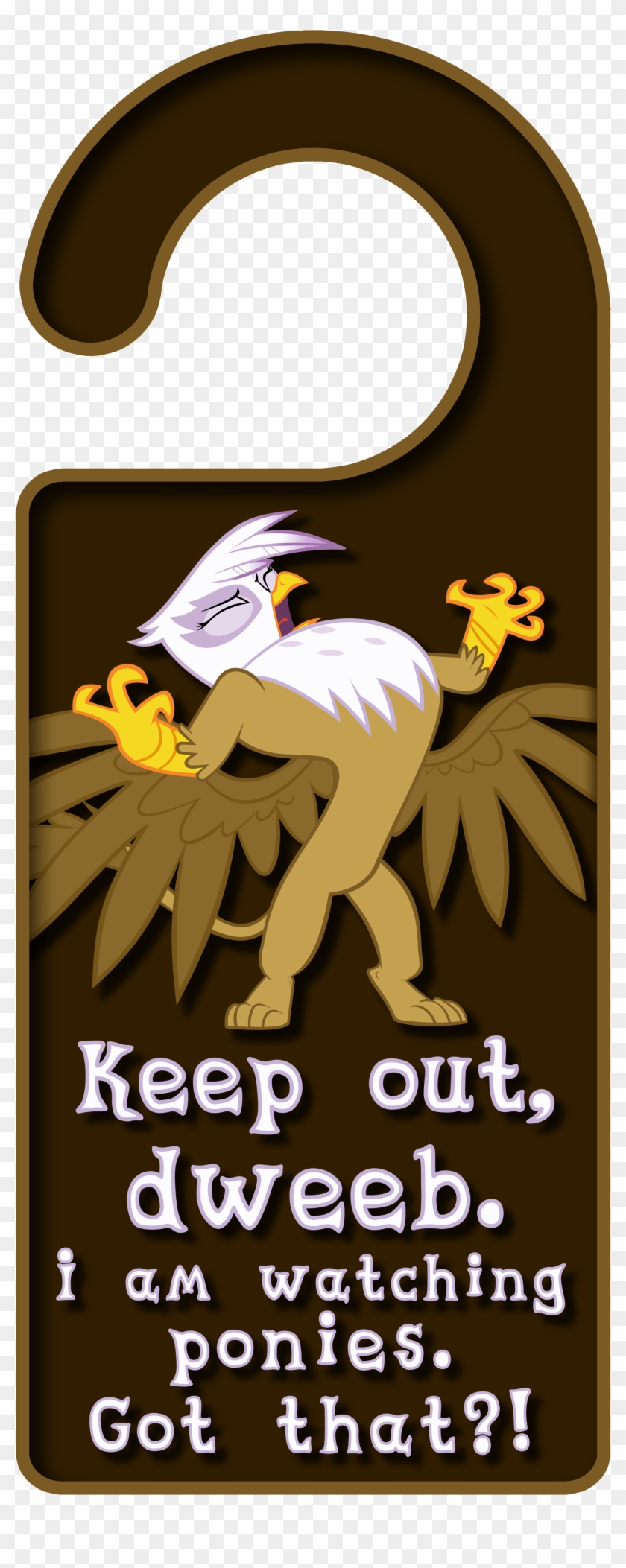 Gilda Door Knob Hanger By Thorinair Gilda Door Knob - Little Pony Friendship Is Magic #373541