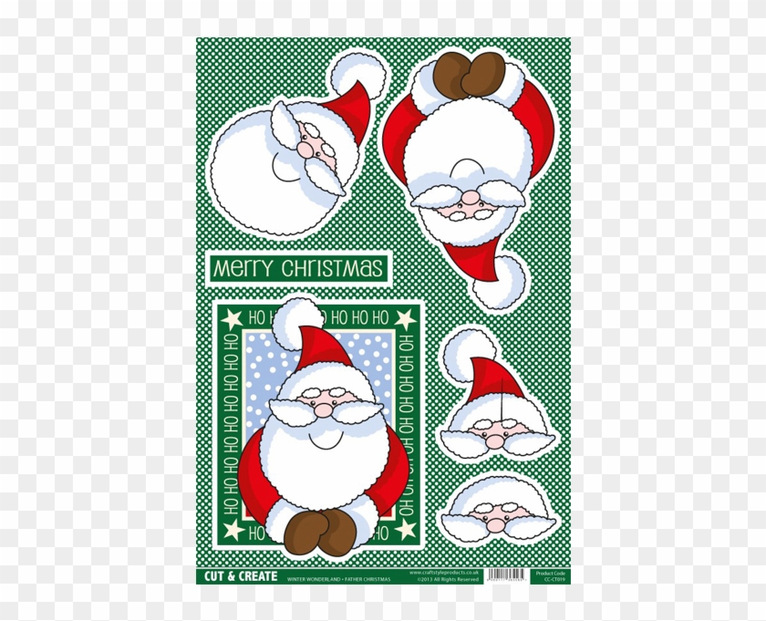 Winter Wonderland Father Christmas Cc-ct019 - Cartoon #373591