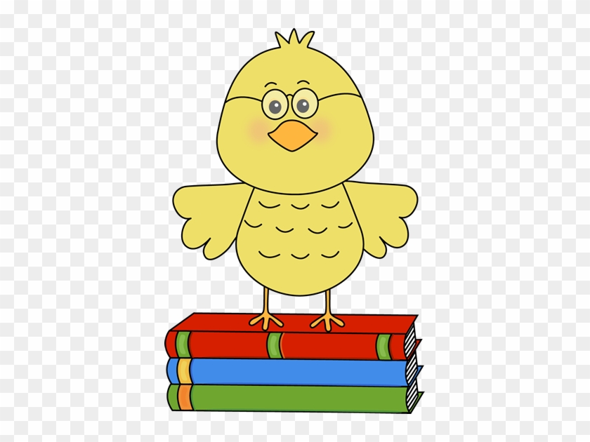 Bird And Books - Bird With Book Clipart #373604