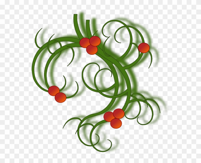 Christmas Swirls Clip Art At Clker Com Vector Clip - Christmas Swirls #373610