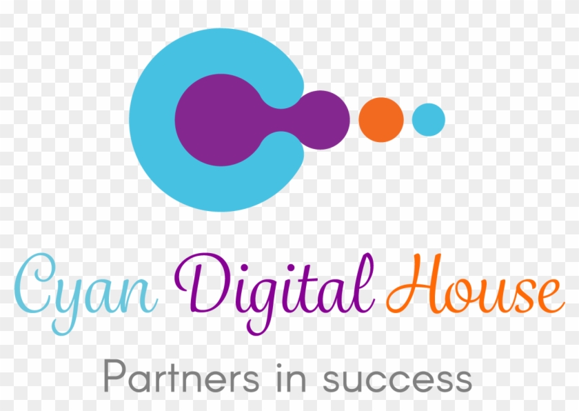 Cyan Digital House Logo - Orange And Purple Logo #373613