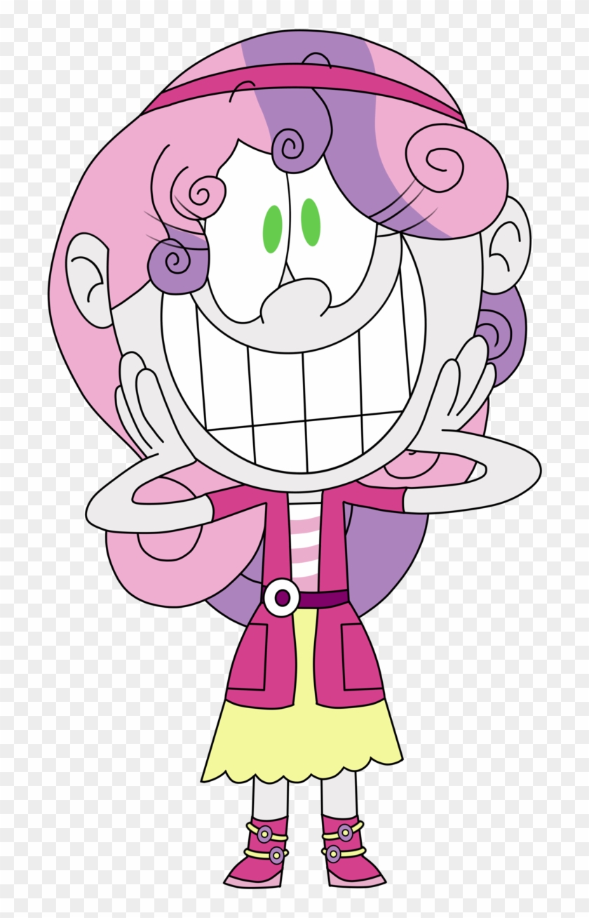 Sweetie Belle In The Loud House Style By Marjulsansil - My Little Pony The Loud House #373679