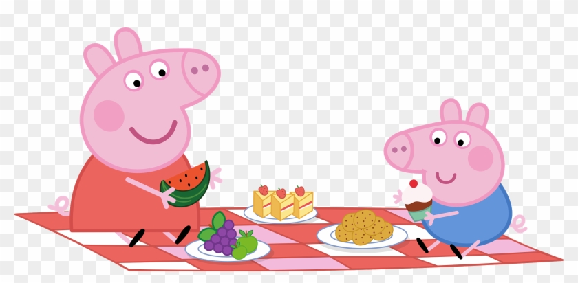 Picnic Party Paper Convite - Peppa Pig Png #373684