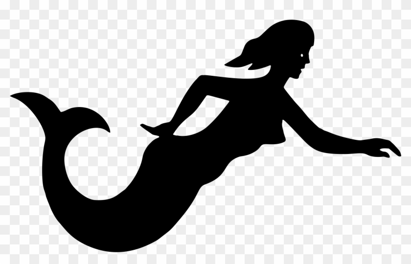 Big Image - Mermaid Silhouette Png #373694