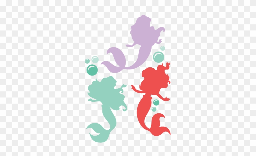 Mermaid Svg Scrapbook Cut File Cute Clipart Files For - Scalable Vector Graphics #373696