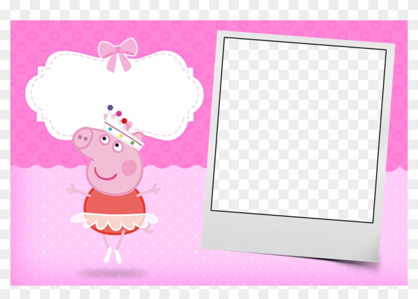 Fnf Peppa Pig Bailarina - Moldura Para Fotos Bailarina #373710