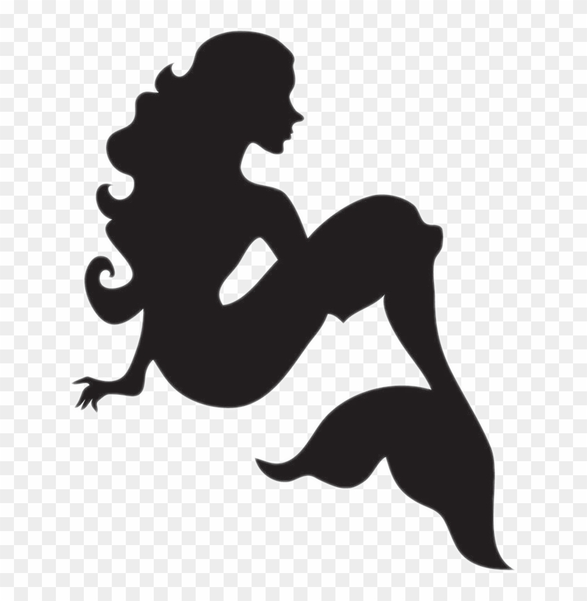 Mermaid Silhouette Clip Art #373716