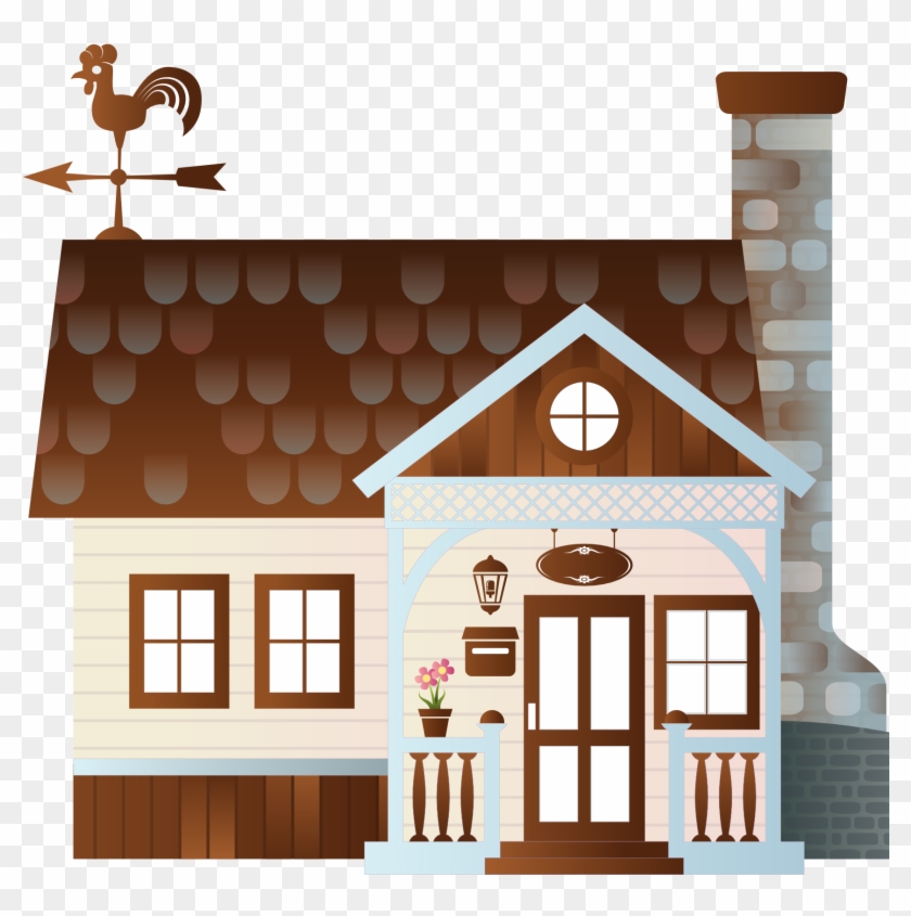 Casas & Transportes - Farm House Clip Art #373741