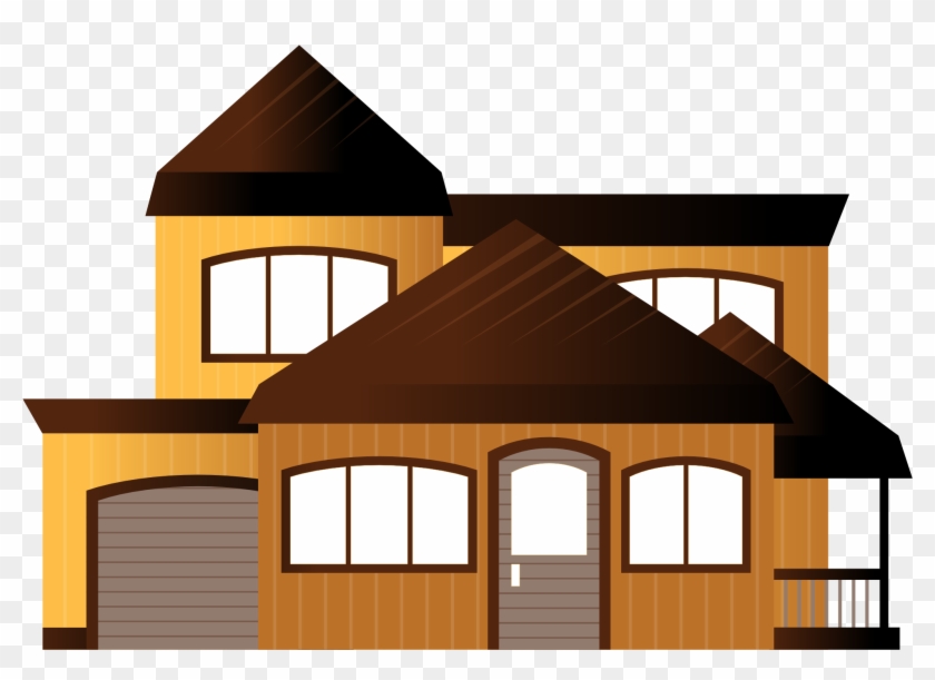 Casas & Transportes - Home Building Vector Png Hd #373779