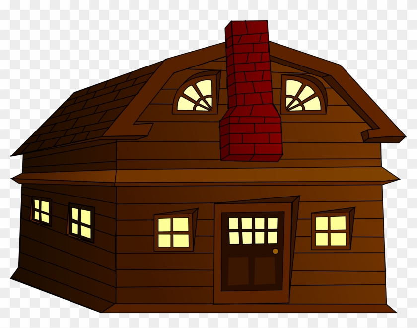 Colonial House Cliparts - Cartoon Colonial House #373782