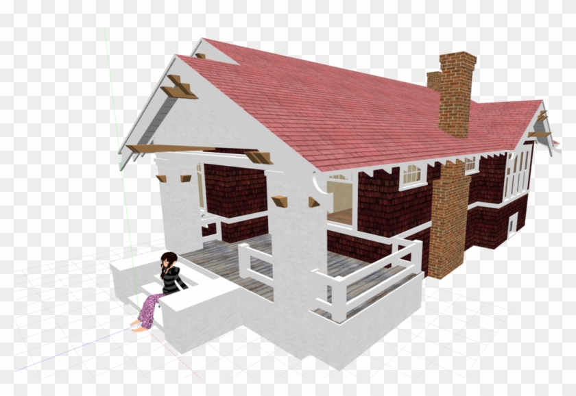 Mmd Small House Dl By Nekovampire95 - House Mmd #373787