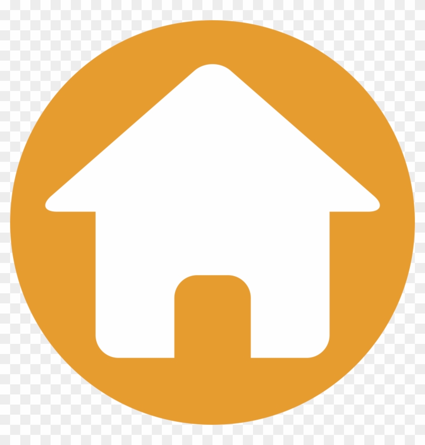 Back, Default, Home, Homepage Icon - Home Icon Png Orange #373795