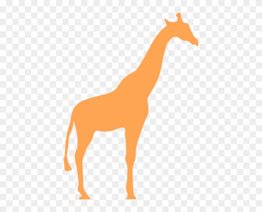 Giraffe Silhouette Clipart Png #373800