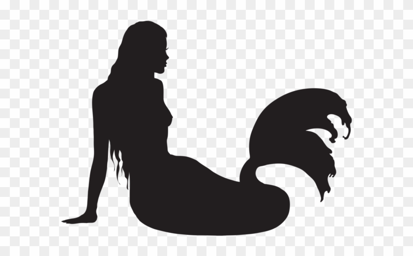 Free Mermaid Clipart - Silhouette #373842